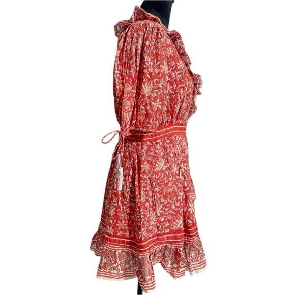 NEW Cleobella Size Medium Dress Wrap Mini Short Blair Tassel Cuff - Picture 9 of 16